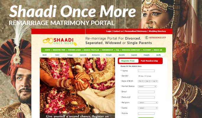 Remarriage Matrimony Portal
